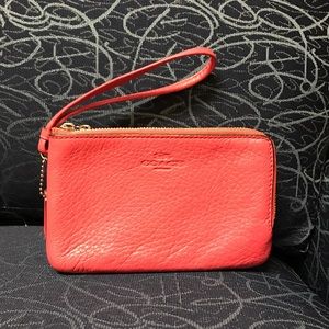 COACH Pink Wristlet